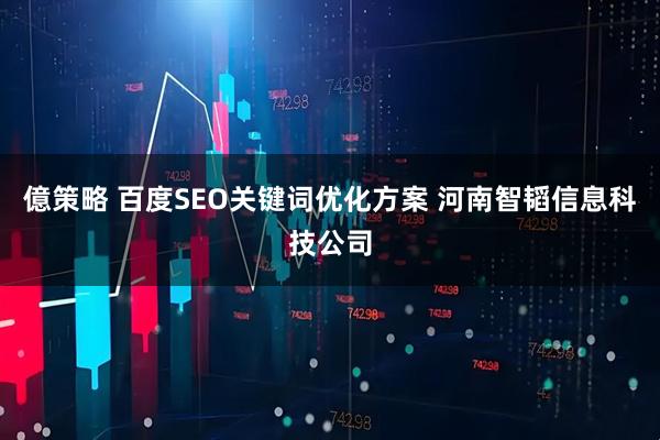 億策略 百度SEO关键词优化方案 河南智韬信息科技公司